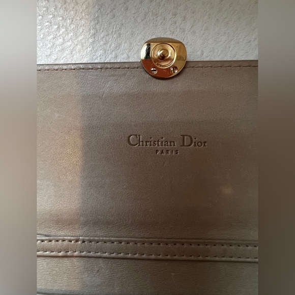 Christian Dior Gold Clutch with Chain - Picture 7 of 13